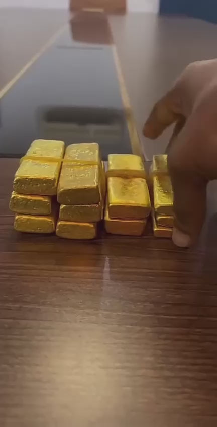 Raw Gold Bars 22k 24k 99.9( purity