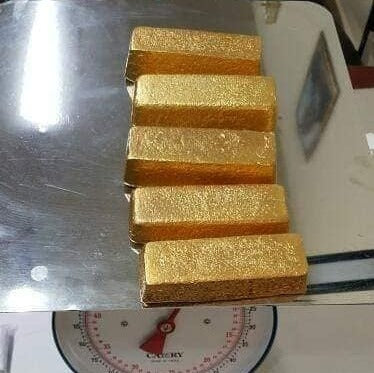 Raw Gold Bars 22k 24k 99.9( purity